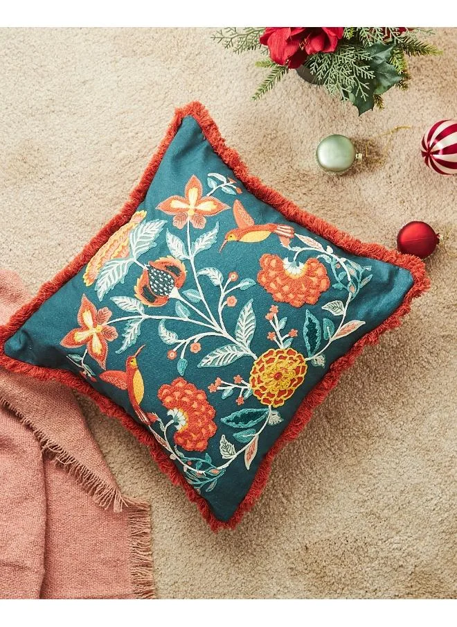 Chumbak Tree of Life Cushion Cover 16"