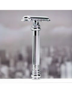 Merkur Merkur Heavy Duty Long Barber Pole Safety Razor, Chrome, 1 Count (Pack of 1)  - Image 5