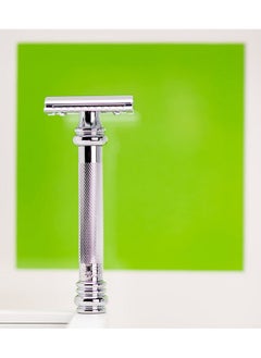 Merkur Merkur Heavy Duty Long Barber Pole Safety Razor, Chrome, 1 Count (Pack of 1)  - Image 3