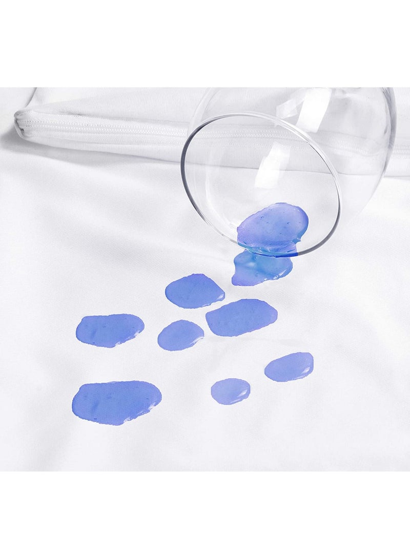 AL-HRAER Pair Of Protective Cases For Sleeping Pillows Soft And Waterproof To Keep The Pillow Clean And Not Exposed To Water To Ensure Comfortable And Deep Sleep Size 50X75 Cm - Image 2