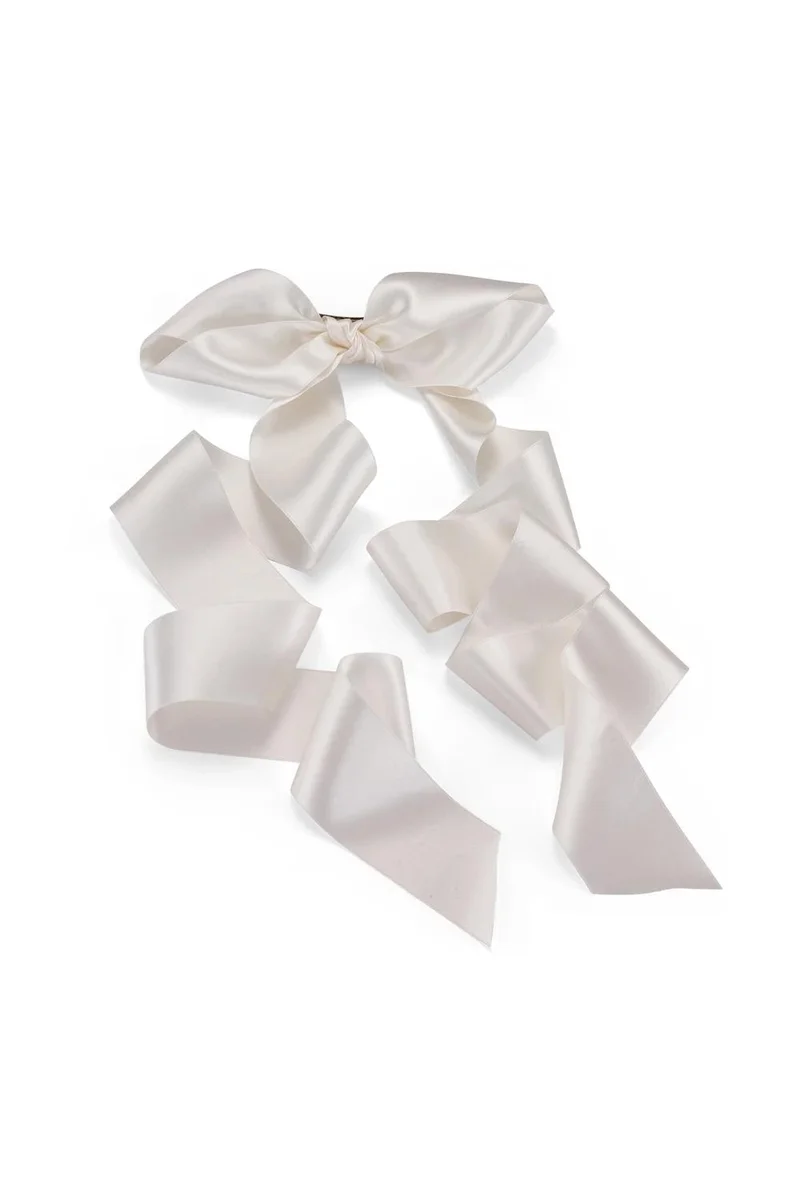 LELET NY Elegant Streamer Silk Bow Accessory