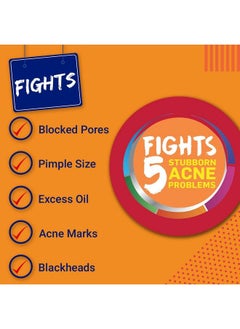 Clearasil Stubborn Acne Control 5In1 Exfoliating Wash 6.78 Fl. Oz. Reduces Blocked Pores Pimple S (Pack Of 5)6.78 Fl Oz (Pack Of 5)  - Image 3