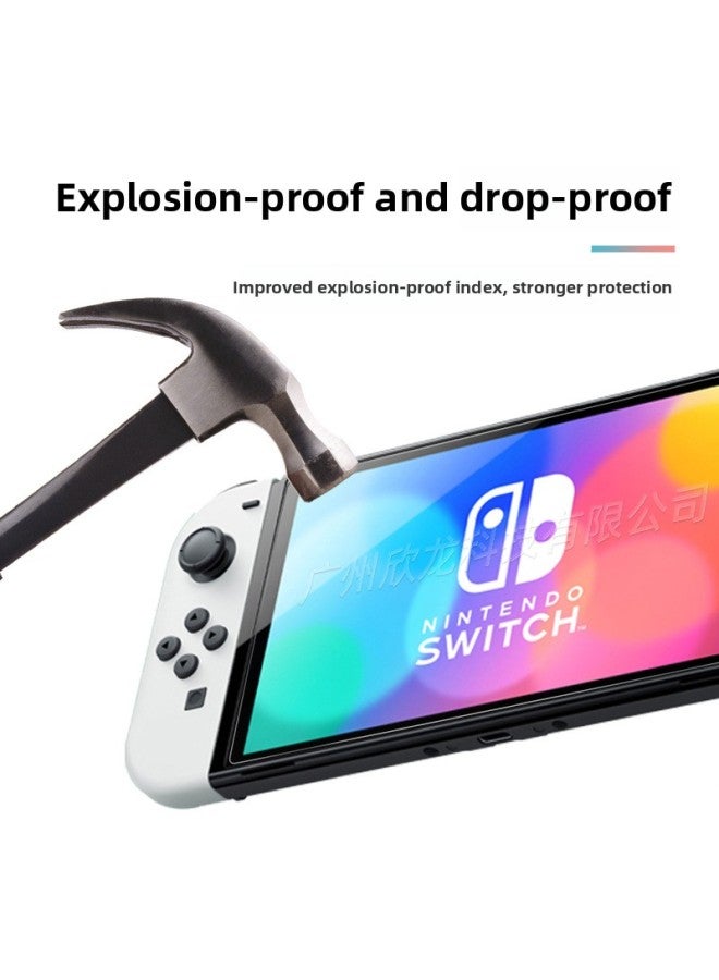 إسكدنيا مناسبة لفيلم نينتندو OLED المقسى نينتندو سويتش طبقة حماية محمولة Ns Lite Game Machine لون الفيلم: سويتش (6.2 بوصة) 【فيلم عاري】】 - Image 4