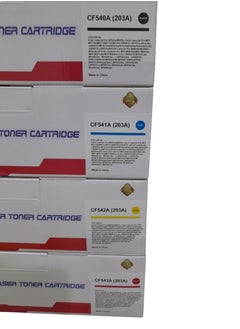 TCT 203A Toner Cartridge Set for CF540A CF541A CF542A CF543A Compatible with HP Color Laserjet Pro M254dw M254dn M254nw MFP M281fdw MFP M280nw MFP M281cdw MFP M281fdn Printers.  - Image 3