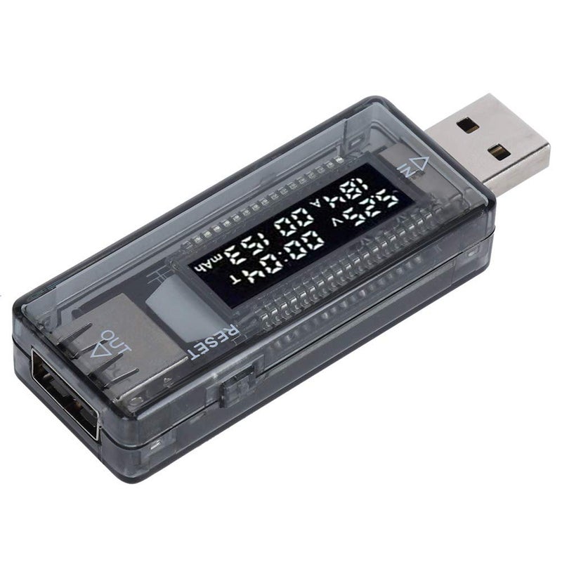 USB Tester V21 Voltmeter Ammeter Capacity Meter with LCD Display and Memory Function - Image 5