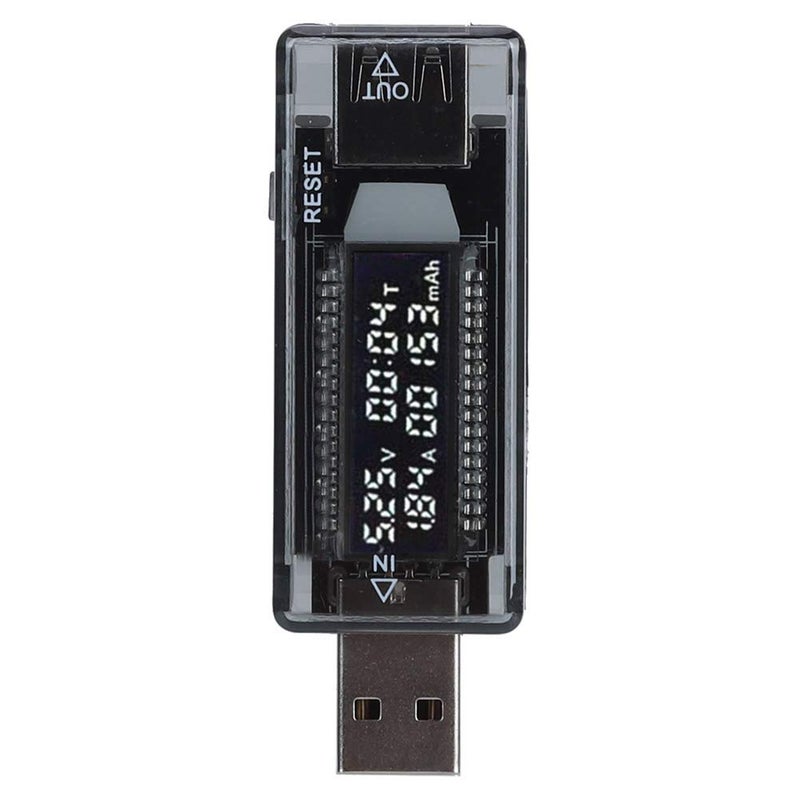 USB Tester V21 Voltmeter Ammeter Capacity Meter with LCD Display and Memory Function - Image 2