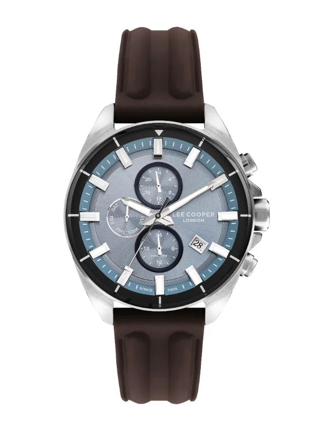 لي كوبر Men's Silicone Multi Function Watch LC07881.394 - 46 mm