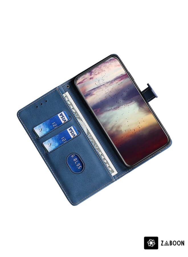 Zaboon Protective Case For Asus ROG Phone 5 Pro Antelope Texture Magnetic Buckle Horizontal Flip PU Leather Case with Card Slots & Wallet & Holder - Image 2