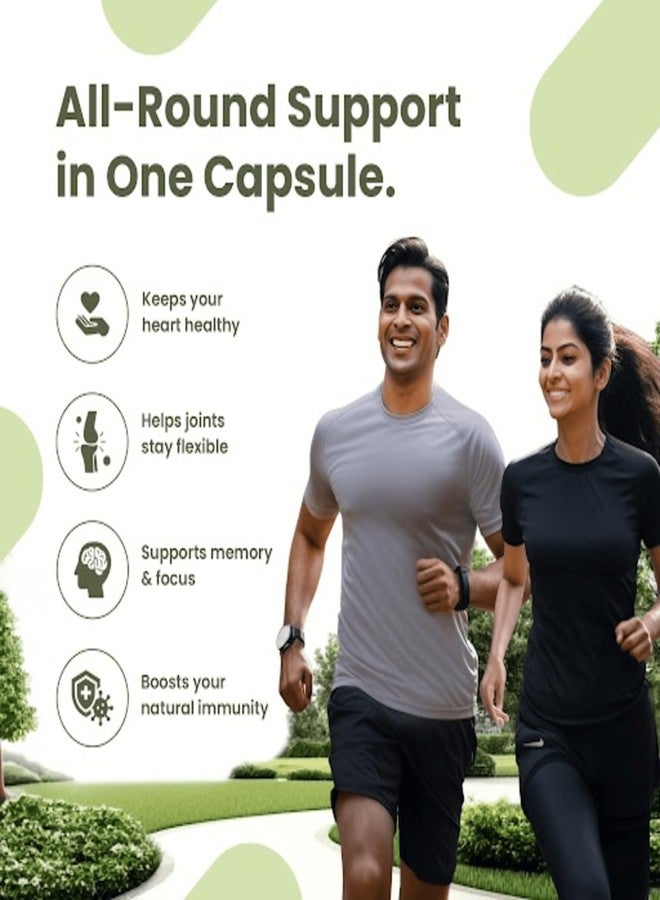 Revital Omega 3 Vegetarian 1000mg Flaxseed Oil |Supports joint health, heart health and enhances memory function | Fusion on Omega 3,6 and 9 |Plant-Powered| 60 capsules - Image 5