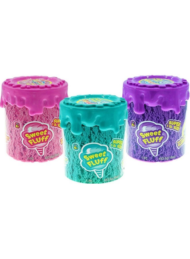 Ja-Ru 1 Pound Stretchy Cotton Candy Slime (3 Slime Bucket) Candy Scented Cloud Slime. Stress Relief Sensory Putty For Kids. Bulk Party Favors & Stocking Stuffers. 65993S - Image 1