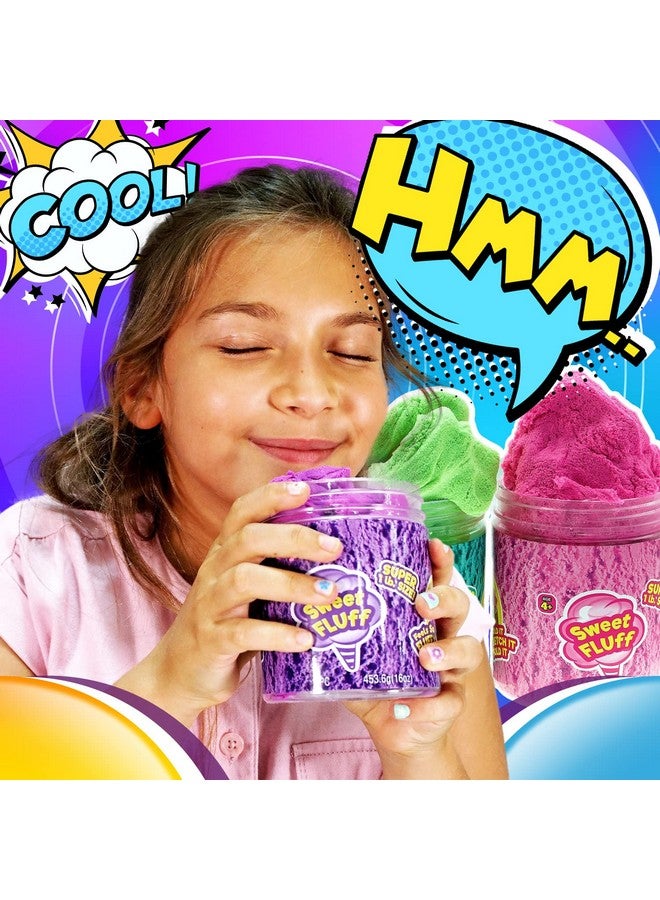Ja-Ru 1 Pound Stretchy Cotton Candy Slime (3 Slime Bucket) Candy Scented Cloud Slime. Stress Relief Sensory Putty For Kids. Bulk Party Favors & Stocking Stuffers. 65993S - Image 2