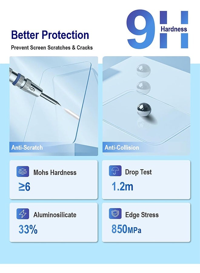 Lens Screen Protector for Insta360 GO 3 LCD Screen + Insta 360 Lens [Lens protector Not for Go 3s] Tempered Glass Bubble Free - Image 3