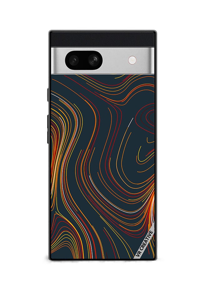 VR CREATIVE Protective Case Cover For Google Pixel 7a Layers Design Multicolour - Image 1