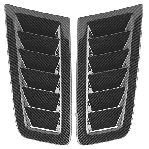 Akozon مجموعة فتحات تهوية غطاء محرك السيارة Akozon لمدخل الهواء مع شفرات غطاء المحرك لسيارة Focus RS MK2 (ألياف الكربون) - Image 1