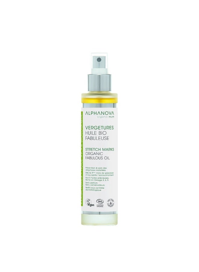 Alphanova Health Fabulous Organic Stretch Marks Oil 100ml - Image 1