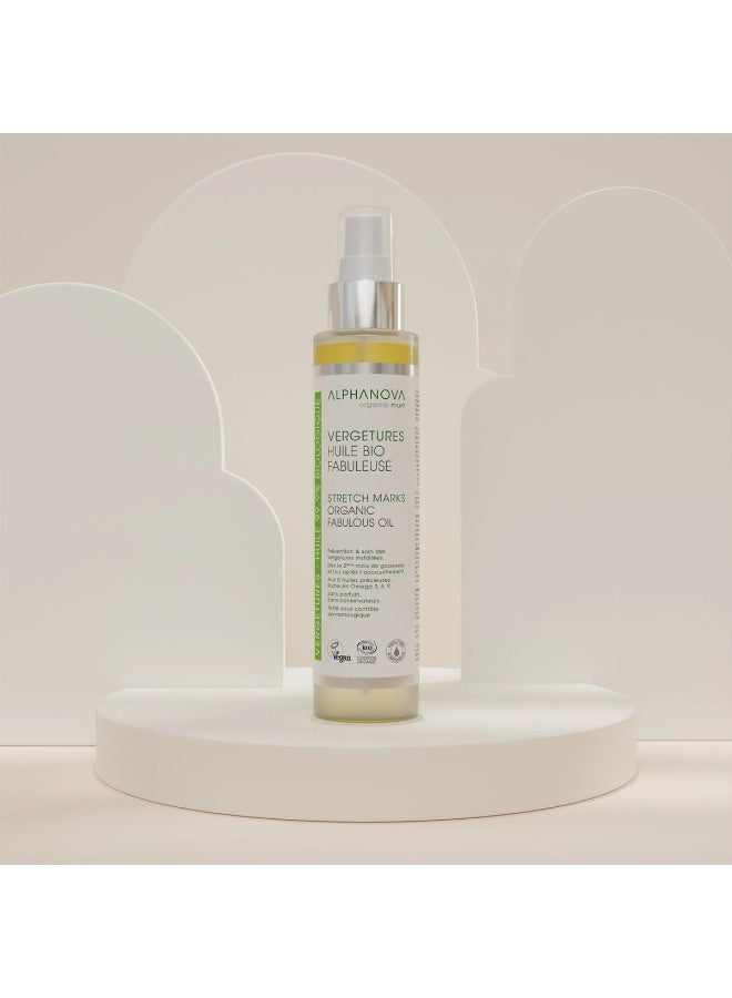 Alphanova Health Fabulous Organic Stretch Marks Oil 100ml - Image 2
