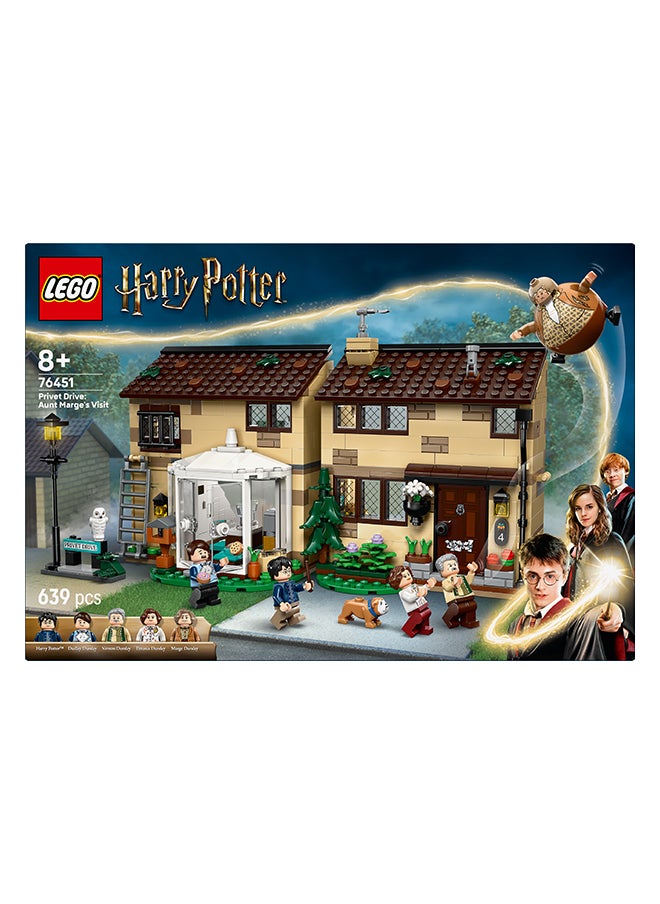 LEGO Harry Potter Tm Privet Drive: Aunt Marge'S Visit 76451 (639) Pieces  - Image 5