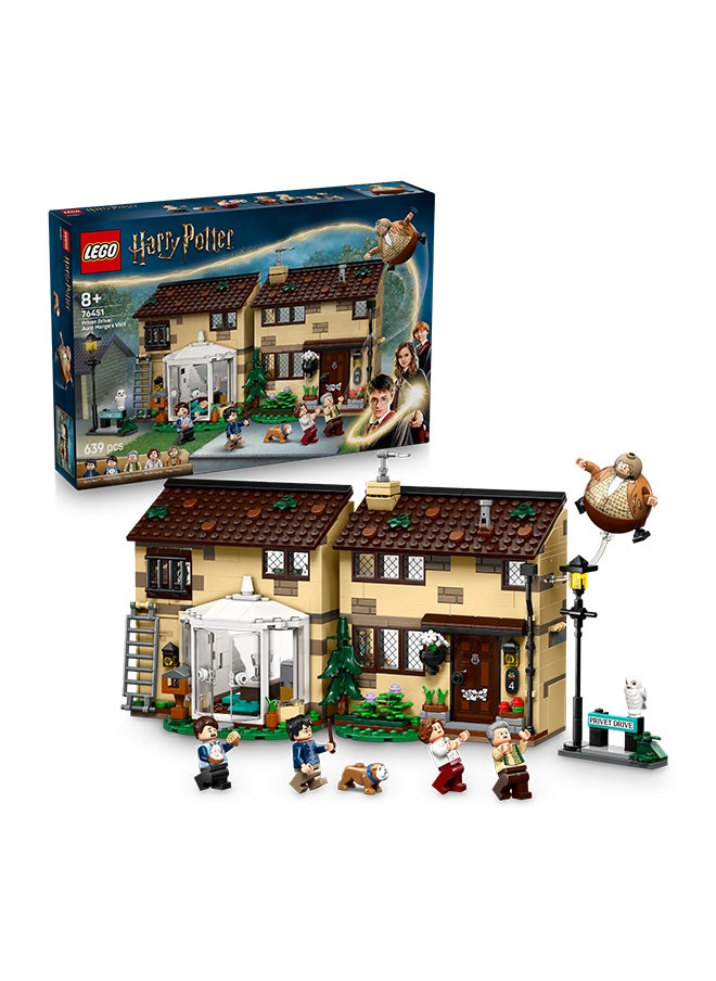 LEGO Harry Potter Tm Privet Drive: Aunt Marge'S Visit 76451 (639) Pieces  - Image 1