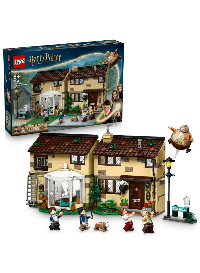 LEGO Harry Potter Tm Privet Drive: Aunt Marge'S Visit 76451 (639) Pieces