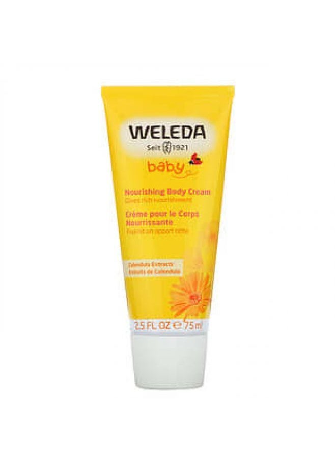 Weleda Weleda, Baby, Nourishing Body Cream, Calendula Extracts, 2.5 fl oz (75 ml)  - Image 2