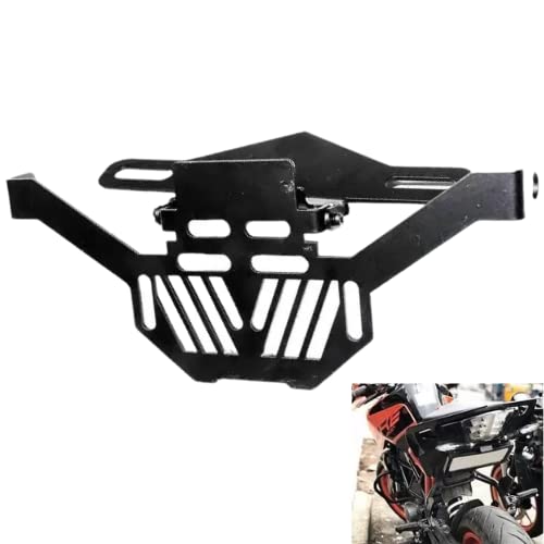 Autozap Premium Magnetic Foldable Tail Tidy Number Plate Holder for Universal for All Bikes - Image 1
