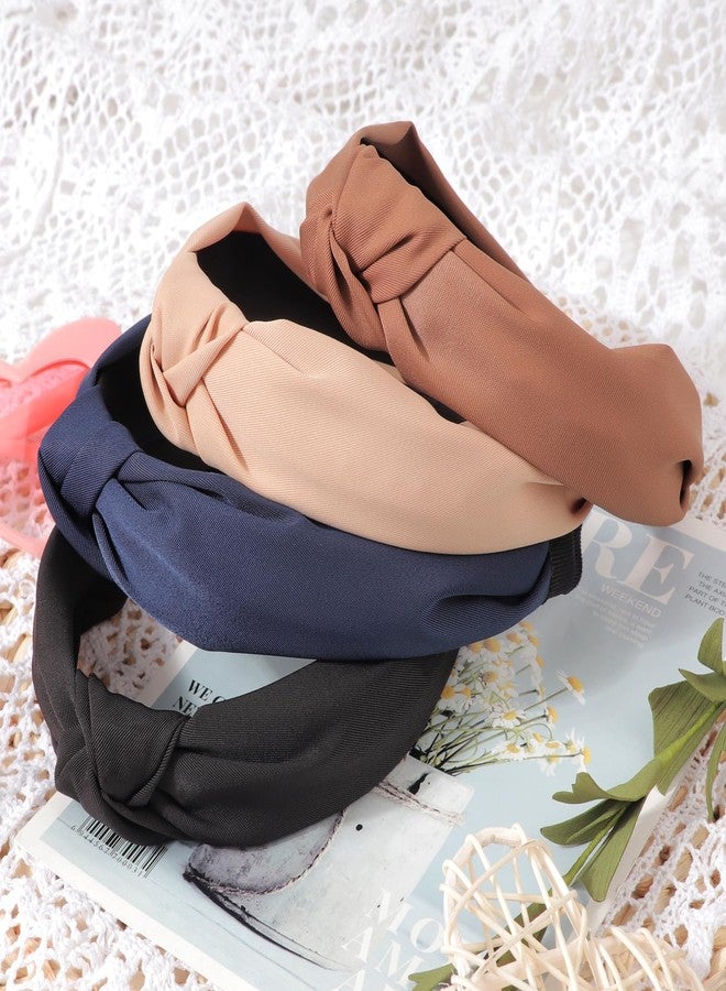 DRESHOW Knotted Headbands - Non-Slip Boho Wide Top Knot Hair Hoops for Women and Girls, 8 Pcs - Image 5