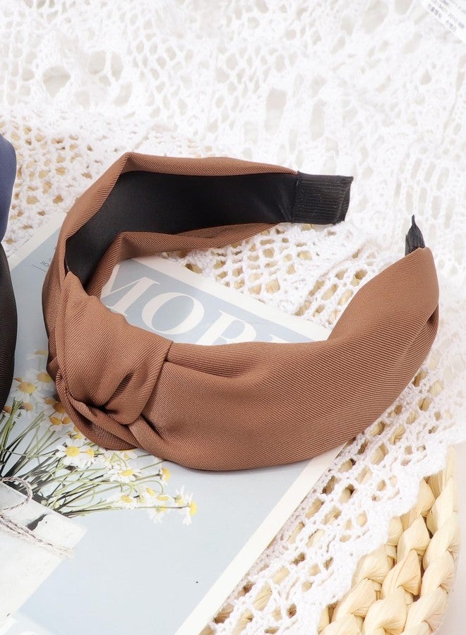 DRESHOW Knotted Headbands - Non-Slip Boho Wide Top Knot Hair Hoops for Women and Girls, 8 Pcs - Image 4