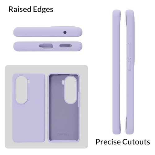 SPRIG Compatible with iQOO Z9s Premium SilkTone Back Cover Drop Tested Shock Proof Mobile Case for Men, Women, Boys and Girls with Camera Protection (Light Purple) - Image 3
