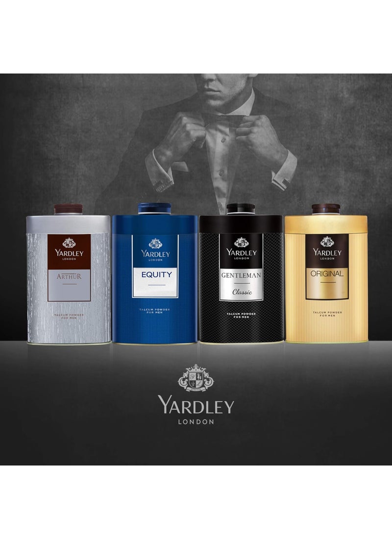 Yardley London  Equity Deodorising Talc For Men - Image 5