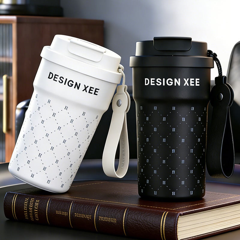 كوب XEE ستانلس ستيل معزول بالفراغ مع مصاصة، 500 مل - Image 2