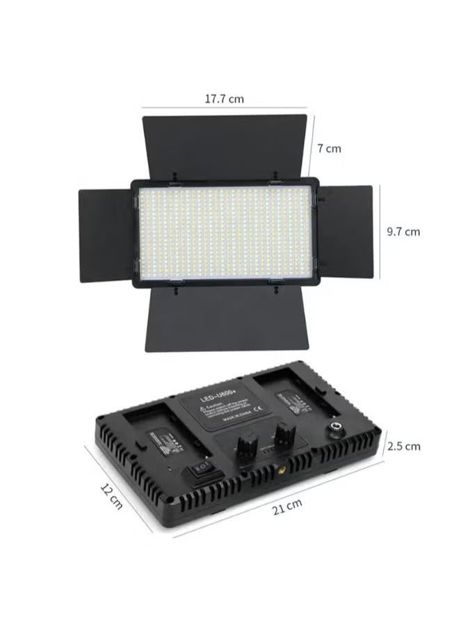 JAJEEK Rechargeable Pro LED 600 Photography Light – Adjustable 3200-6000K for Photo Shoots, YouTube Vlogs, TikTok, Insta Reels, Wedding Photography, and Studio Use with Stand and Camera Mount - Image 2