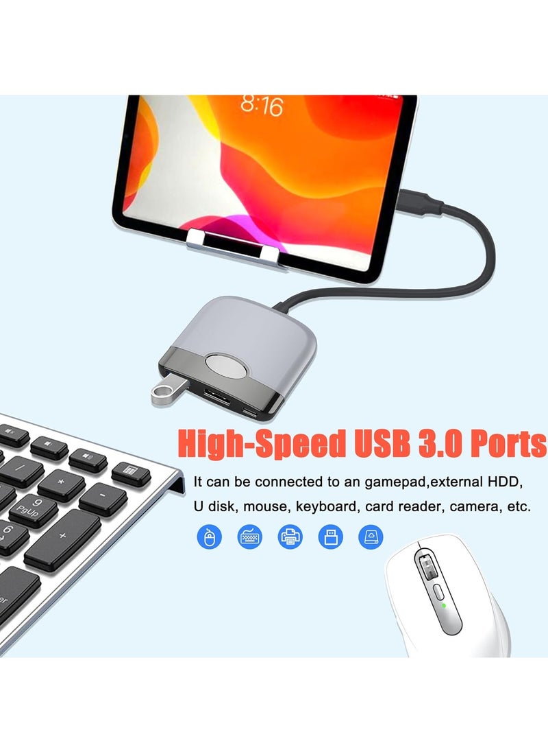 Portable Switch Dock for Nintendo Switch HDMI Adapter Switch Portable Dock for Nintendo Switch TV Adapter Switch Adapter for TV Switch Travel Dock 3-In-1 Switch Docking Station Switch USB C to HDMI