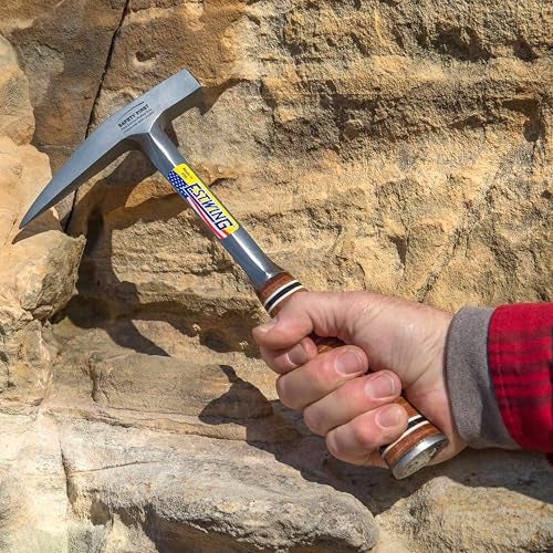 ESTWING Rock Pick - 13 oz Geological Hammer with Smooth Face & Genuine Leather Grip - E13P - Image 5