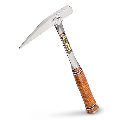 ESTWING Rock Pick - 13 oz Geological Hammer with Smooth Face & Genuine Leather Grip - E13P - Image 1