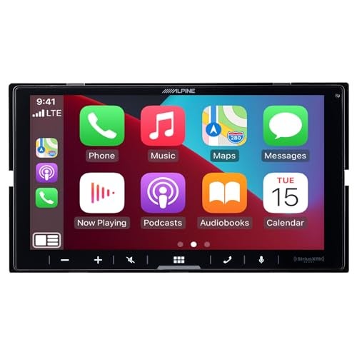 Alpine iLX-W670-S Digital Multimedia Receiver with CarPlay and Android Auto Compatibility and SWC Adapter - Image 3