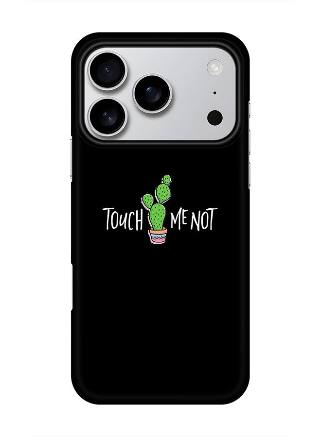 Stylizedd For iPhone 17 Pro,Case, [Compatible with MagSafe] Magnetic cover Slim fit Protection Matte, - Touch me not