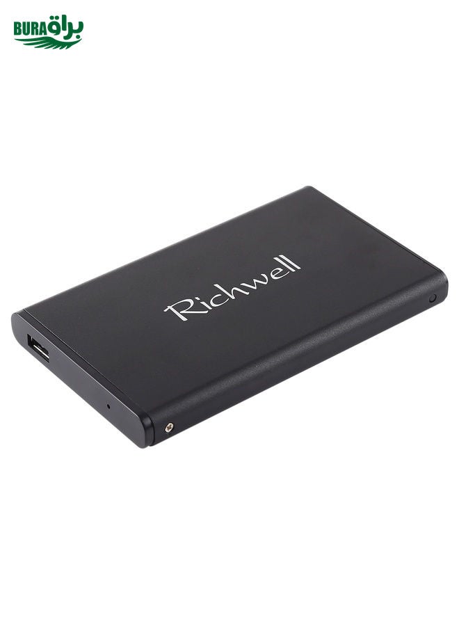 BURAQ Richwell SATA R2-SATA-250GB 250GB 2.5 inch USB3.0 Super Speed Interface Mobile Hard Disk Drive(Black)  - Image 3