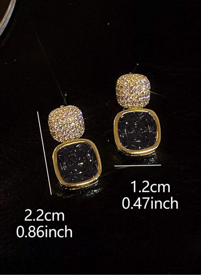 إيكوال حلق اذن نسائي بتصميم عصري وعالي الجودة مرصع بالزركون - Image 4