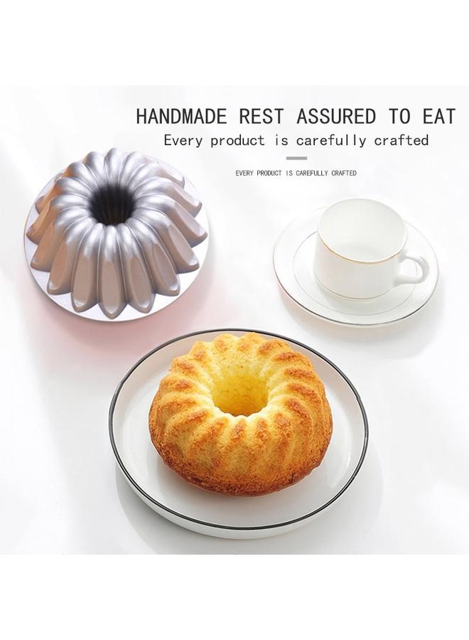 Bluejw Baking Mold Hollow Heart-shaped Cast Aluminum Cake Mold Coo Goo Hoff Mold Integrated Mold  - Image 5