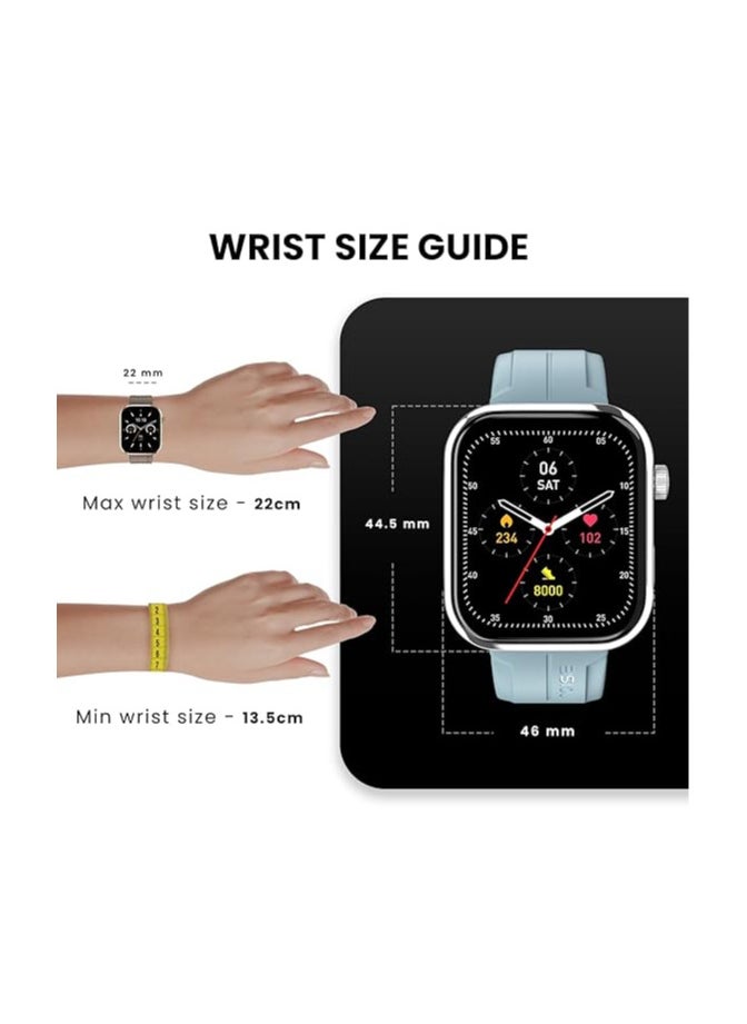 Noise ColorFit Pro 5 Max 1.96" AMOLED Display Smart Watch, BT Calling, Post Training Workout Analysis, VO2 Max, Rapid Health, 5X Faster Data Transfer - Jet Black