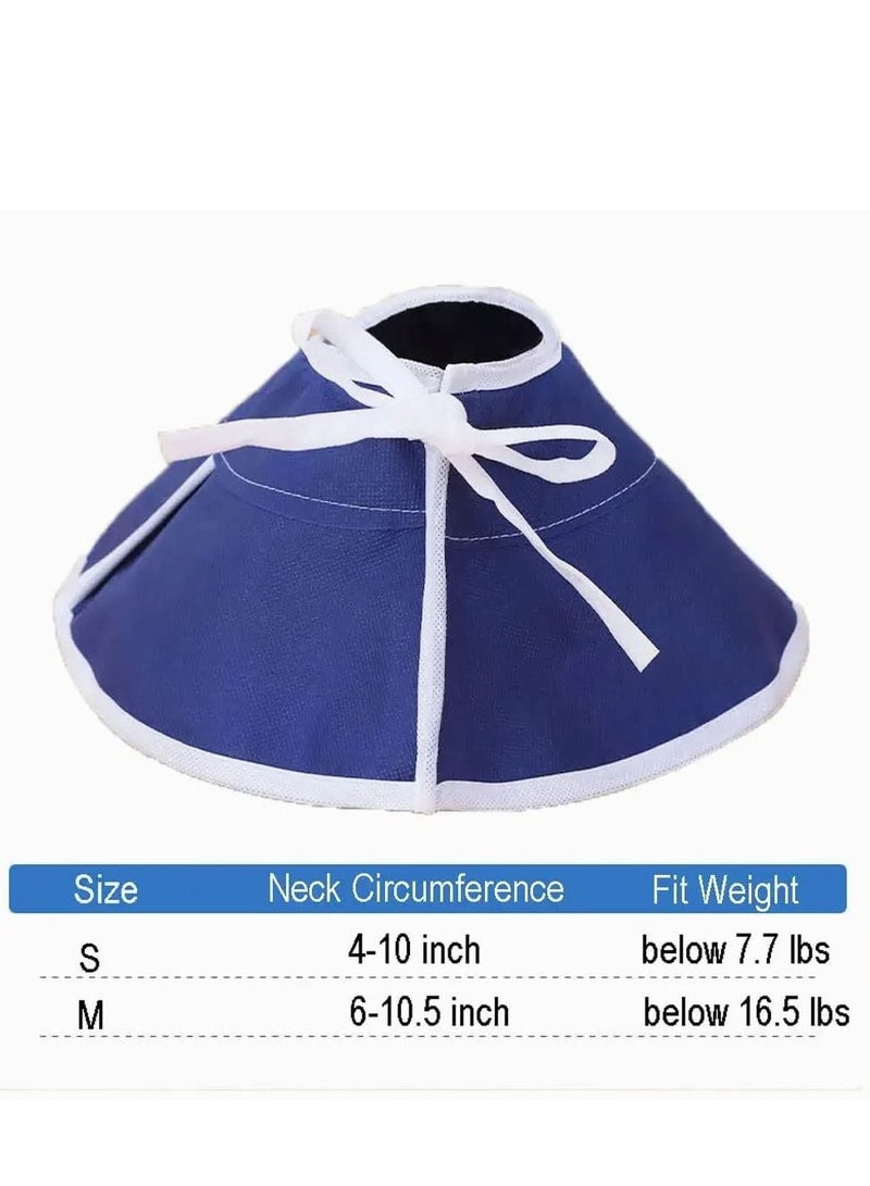 KASTWAVE Cat Cones for Head Small Dog Cone Pet Cone Non-woven Fabrics Waterproof Anti-bite Anti-grab Neck Ring Dogs Cats Dog Cat Protection Cover  - Image 5