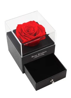 Scrolls Preserved Flowers with Necklace and Gift Box,Birthday gifts,wedding anniversary gifts,Red Roses Enchanted Flower Gift,Female,Mom  - Image 5