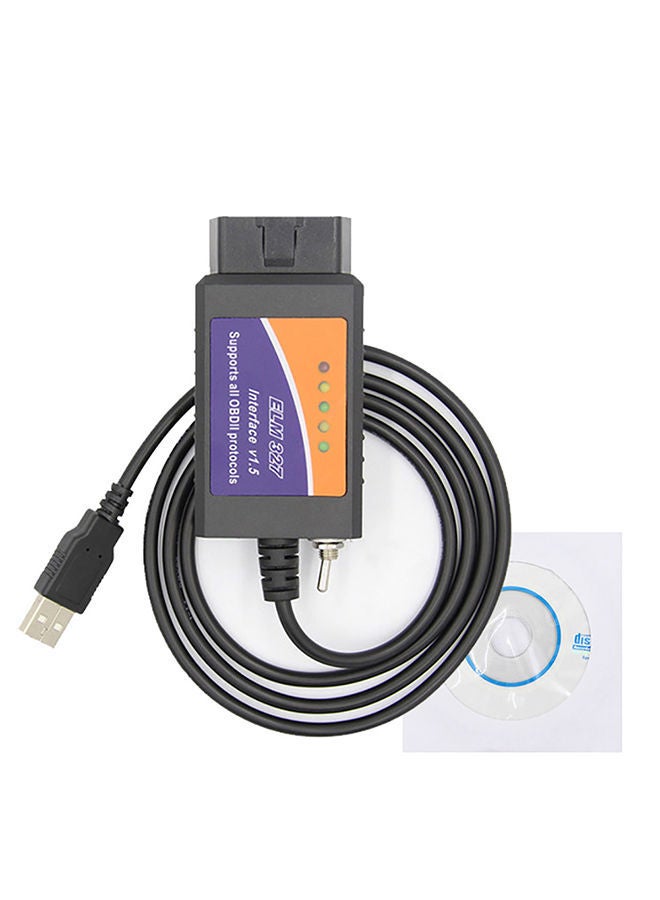 NIBEMINENT OBD2 USB Device ELM327 Compatible Interface with HS-CAN/MS-CAN Switch Scanner - Image 1