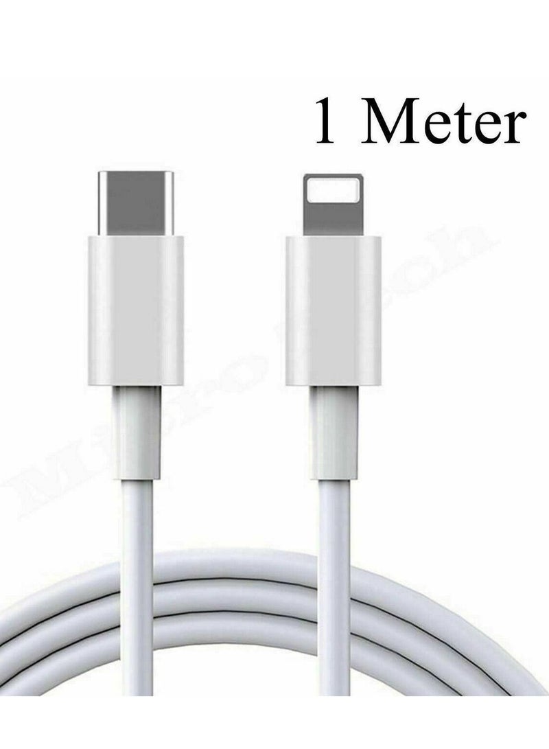 كابل شحن سريع 1 متر USB Type-C لجهاز آبل آيفون 13 12 11 برو ماكس ميني - Image 2