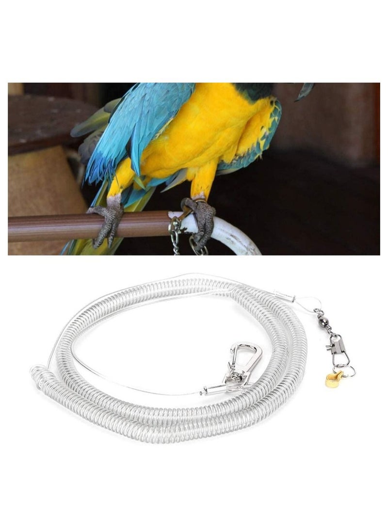 واي آند دي Bird Harness Anti Bite Aviator Outdoor Flying Training Rope, Elastic Leash, Rope for Pet 8.5mm - Image 4