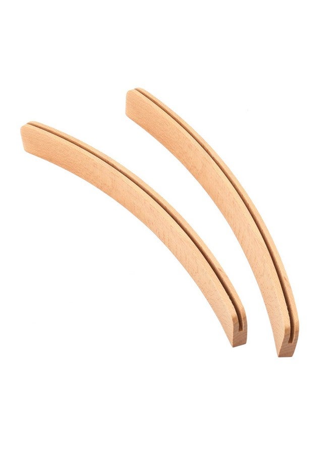 Tebery حامل بطاقات اللعب الخشبي من تيبيري 4 عبوات | رف | صينية تنظيم رفوف بتشطيب طبيعي - Image 3