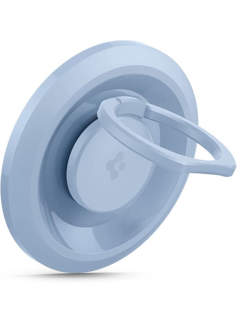 Spigen O-Mag Ring (MagFit) Magnetic Phone Holder Grip and KickStand with MagSafe for iPhone 14 Pro Max, 14 Pro, 14 Plus, 14, 13 and 12 Series - Blue  - Image 1