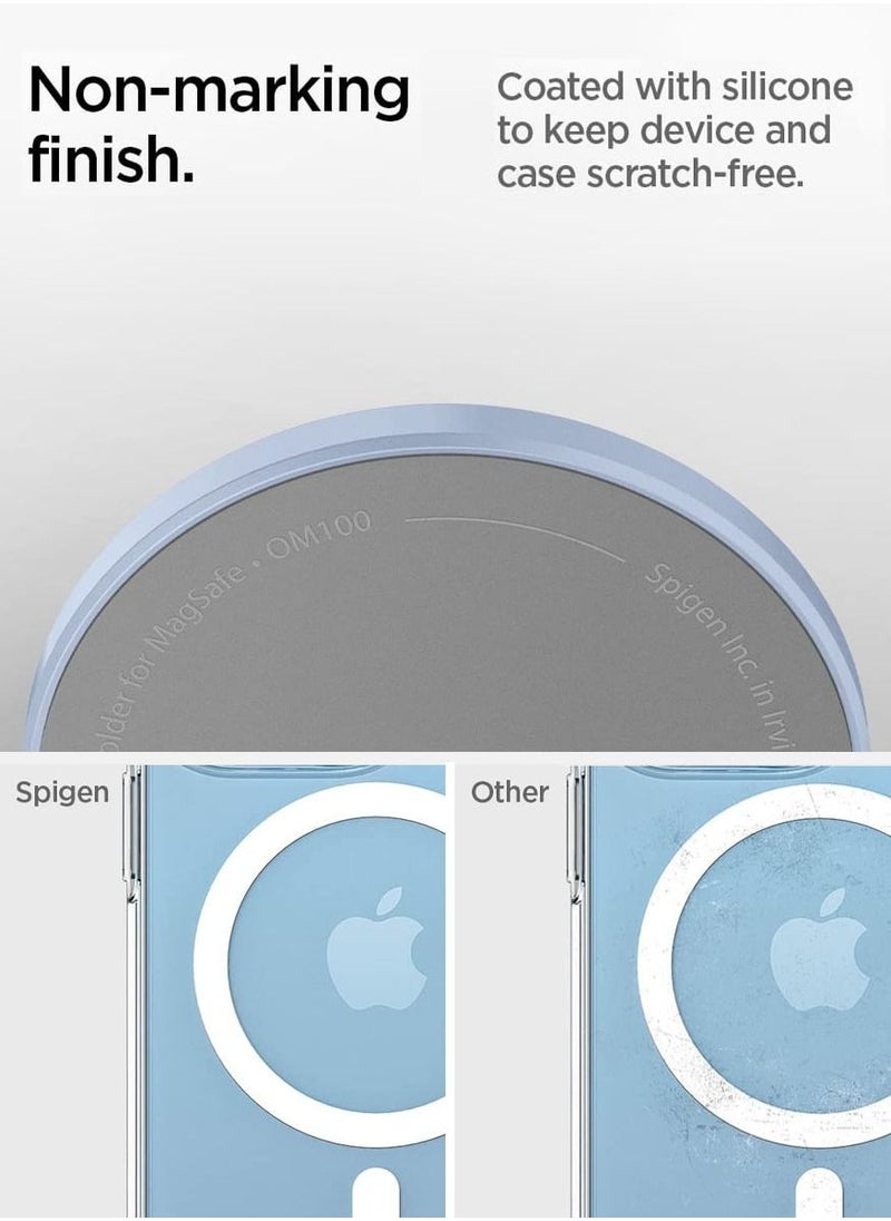 حامل هاتف مغناطيسي O-Mag Ring (MagFit) مع MagSafe لهاتف iPhone 14 Pro Max و14 Pro و14 Plus و14 و13 و12 Series - أزرق