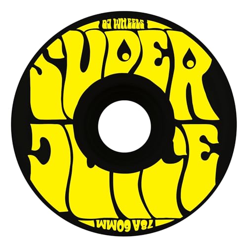 OJ 60mm Super Juice Black 78a Skateboard Wheels - Image 2