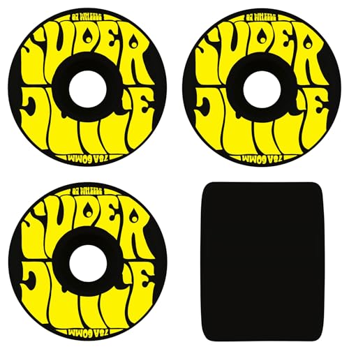 OJ 60mm Super Juice Black 78a Skateboard Wheels - Image 1
